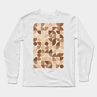 Aesthetic - Geometric Pattern - Shapes #4 Long Sleeve T-Shirt